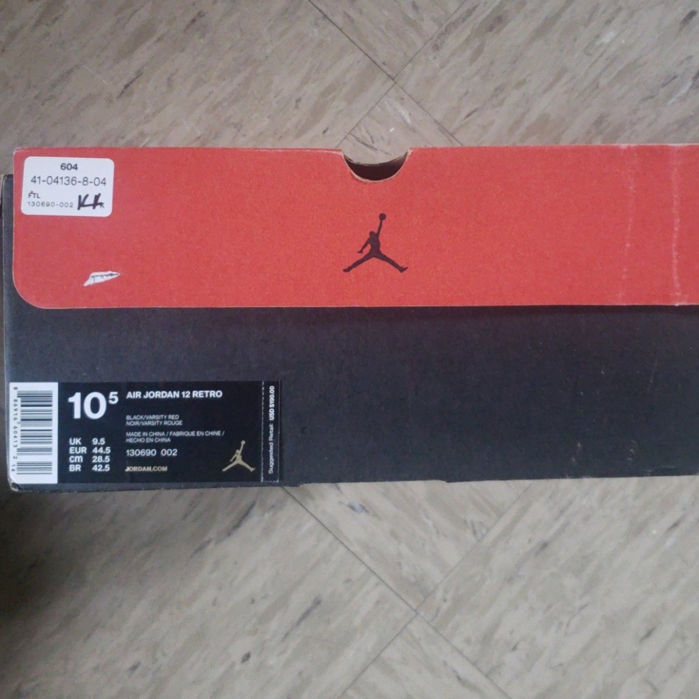 Jordan XII Bred